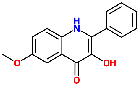 (图片) MC003023 3-Hydroxy-6-methoxy-2-phenyl-1H-quinolin-4-one